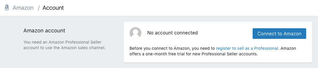 На последней странице нажмите Подключиться к Amazon