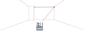 3D DISTO определяет не только расстояния с помощью лазерного дальномера, но и измеряет горизонтальные и вертикальные углы